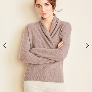 Ann Taylor Cashmere wrap sweater Size Small